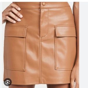 NWOT BB Dakota by Steve Madden Faux Leather Skirt